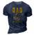 Mens Dad Of The Patch Pumpkin Halloween Costume Daddy 3D Print Casual Tshirt Navy Blue