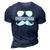 Mens Groomsman Bachelor Party Wedding Men Funny Matching Group 3D Print Casual Tshirt Navy Blue