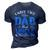 Mens I Have Two Titles Dad And Uncle Funny Grandpa Fathers Day V2 3D Print Casual Tshirt Navy Blue