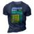 Mens Jamaican Dad Nutrition Facts Serving Size 3D Print Casual Tshirt Navy Blue