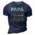 Mens Papa Man Myth Legend Since November 1974 47Th Birthday Vintage 3D Print Casual Tshirt Navy Blue