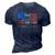 Mens Pitbull Dad American Pit Bull Dog Us Flag 4Th Of July 3D Print Casual Tshirt Navy Blue