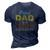 Mens Proud Dad Of An Official Teenager 13Th Birthday Son Daughter 3D Print Casual Tshirt Navy Blue