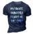 My Favorite Grandchild Bought Me This Grandparents 3D Print Casual Tshirt Navy Blue