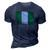 Nigeria Nigerian Flag Gift Souvenir 3D Print Casual Tshirt Navy Blue