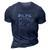 Papa On Cloud Wine New Dad 2018 And Baby 3D Print Casual Tshirt Navy Blue