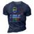 Pride Month Rainbow Is My Blood Type Lgbt Flag 3D Print Casual Tshirt Navy Blue