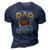 Proud Dad Of A Basketball Senior 3D Print Casual Tshirt Navy Blue