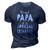 Proud Papa Of Official Teenager - 13Th Birthday Gift 3D Print Casual Tshirt Navy Blue