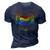 Rainbow Heart Skeleton Love Is Love Lgbt Gay Lesbian Pride 3D Print Casual Tshirt Navy Blue