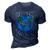 Respect Mother Planet Earth Day Climate Change Cute 3D Print Casual Tshirt Navy Blue