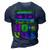 Retro Aesthetic Costume Party Outfit - 90S Vibe 3D Print Casual Tshirt Navy Blue