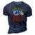 Soon To Be Papa Est 2022 New Papa Vintage 3D Print Casual Tshirt Navy Blue