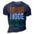 St Patricks Day Beer Drinking Ireland - Irish Mode On 3D Print Casual Tshirt Navy Blue