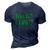 St Patricks Day The Luckiest Dad 3D Print Casual Tshirt Navy Blue