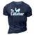 The Catfather Persian Cat Lover Funny Father Cat Dad 3D Print Casual Tshirt Navy Blue