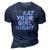 Treat Your Girl Right Fathers Day 3D Print Casual Tshirt Navy Blue