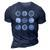 Tree Trunk Pattern Tree Forest Growth Rings 3D Print Casual Tshirt Navy Blue