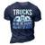 Truck Driver - Funny Big Trucking Trucker 3D Print Casual Tshirt Navy Blue