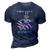 Uncle Sam 4Th Of July Usa Patriot Funny 3D Print Casual Tshirt Navy Blue