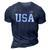 Usa Women Men Kids Patriotic American Flag 4Th Of July 3D Print Casual Tshirt Navy Blue
