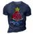 Watermelon Christmas Tree Christmas In July Summer Vacation V2 3D Print Casual Tshirt Navy Blue