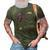 97 Years Old Awesome Floral 1925 97Th Birthday Gift 3D Print Casual Tshirt Army Green