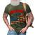 Awesome Like My Patriotic Dad 4Th Of July 3D Print Casual Tshirt Army Green