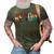 Be You Lgbt Flag Gay Pride Month Transgender Rainbow Lesbian 3D Print Casual Tshirt Army Green