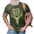 Best Buckin Dad Ever Deer Hunters 3D Print Casual Tshirt Army Green