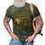 Best Chihuahua Dad Ever Retro Vintage Sunset 3D Print Casual Tshirt Army Green