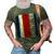 Best Costa Rican Dad Ever Costa Rica Daddy Fathers Day 3D Print Casual Tshirt Army Green