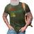 Best Jack-A-Bee Dad Ever Retro Vintage 3D Print Casual Tshirt Army Green
