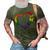 Butterfly Heart Rainbow Love Is Love Lgbt Gay Lesbian Pride 3D Print Casual Tshirt Army Green
