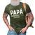 Camiseta En Espanol Para Nuevo Papa Cargando In Spanish 3D Print Casual Tshirt Army Green