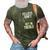 Cellists Dont Get In Treble Cello Player Classical Music 3D Print Casual Tshirt Army Green