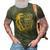 Christian I Can Do All Things Through Christ Lion Faith 3D Print Casual Tshirt Army Green