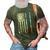 Cornhole Dad Bean Bag Corn Hole Toss Gift 3D Print Casual Tshirt Army Green