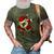 Dabbing Santa Claus Christmas Dab Men Women Boys Kids Youth 3D Print Casual Tshirt Army Green