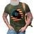 Dj Player Dad Disc Jockey Us Flag 4Th Of July Mens Gift V2 3D Print Casual Tshirt Army Green