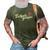 Echale Ganas Rose Vintage Retro Mexican Quote 3D Print Casual Tshirt Army Green