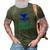 Extinct Is Forever Environmental Protection Whale 3D Print Casual Tshirt Army Green