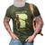 Father And Son Best Buddies Forever Fist Bump Dirt Bike 3D Print Casual Tshirt Army Green
