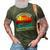 Father And Son Fishing Team Fathers Day 3D Print Casual Tshirt Army Green