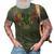 Funny 100 Days Smarter Shirt Happy 100Th Day Of School Gifts 3D Print Casual Tshirt Army Green