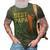Funny Best Papa By Par Fathers Day Golf Gift Grandpa 3D Print Casual Tshirt Army Green
