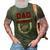 Funny Cornhole Player Dad Is My Name Cornhole Is My Game 3D Print Casual Tshirt Army Green