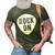 Funny Guitarist Guitar Pick Rock On Music Band 3D Print Casual Tshirt Army Green