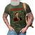 Funny Joe Biden Happy Easter Ugly Christmas 3D Print Casual Tshirt Army Green