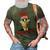 Funny Joe Biden Happy Halloween For Fourth Of July 3D Print Casual Tshirt Army Green